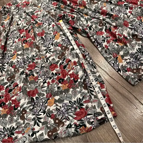 Outback Red Vtg Gaucho Pants S Floral Flowy Wide Leg Cowgirl Western Boho 90s