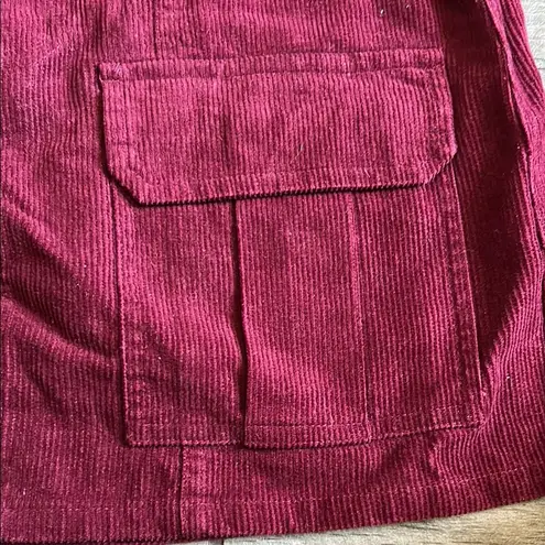 Signature8 Red Cargo Mini Skirt Size M