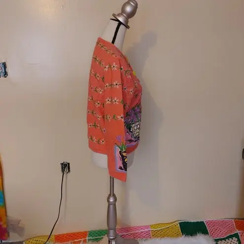 Onque Petite Size Petite Small Pink Painted Cotton Plant Flower Floral Button