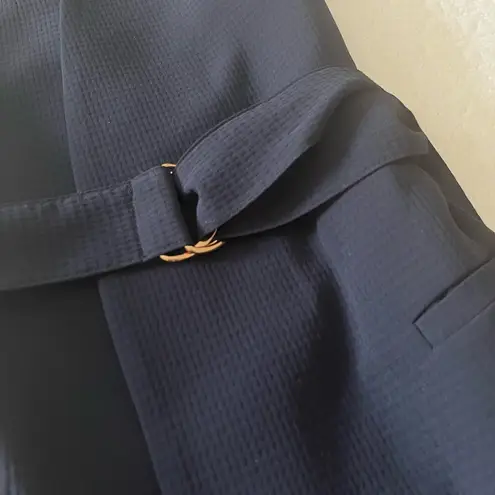 H&M  | Long Coat Style Vest Navy Blue Size 2