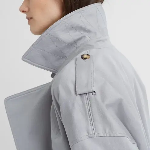 Club Monaco Club Monoco Light blue/grey Adjustable Sleeve Soft Trench