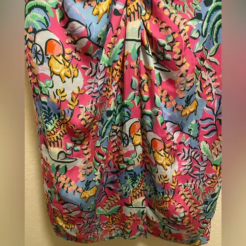 J. McLaughlin  Blakely Freshfield Floral Maxi Skirt Size 4