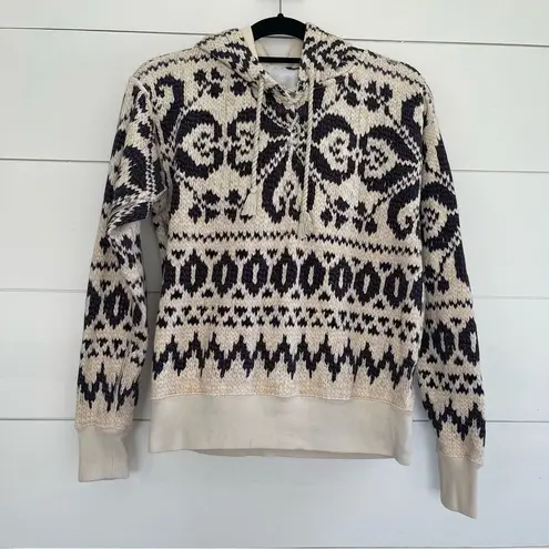 Polo  Ralph Lauren Fair Isle Hooded Sweater Lace Up