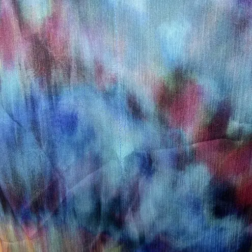 Chloé Chloe Tie Dye Silk Caftan & Maxi Slip dress Blue Multicolor Size 38 $4032 NEW