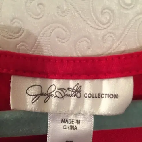 Jaclyn Smith Plus Size 3X Ruffle Front Tee Tank