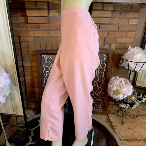 Alfred Dunner VINTAGE ORANGE PARTIAL ELASTIC WAIST CASUAL TROUSERS (14)