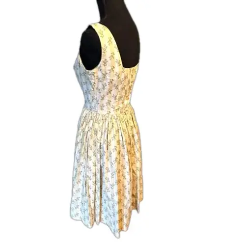 Helen Whiting Vintage 1960s Yellow Floral Dress – Classic Mid