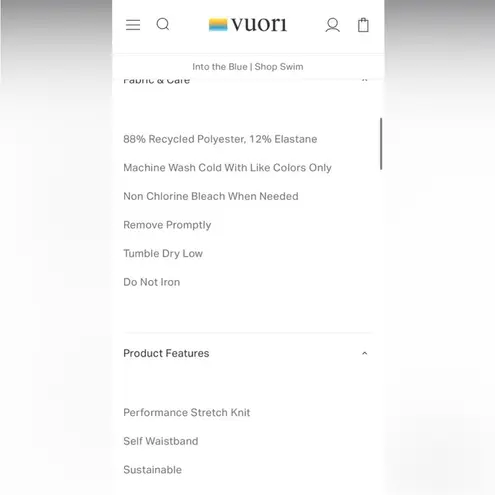 Vuori Courtside Track Pant ~ Black Large L