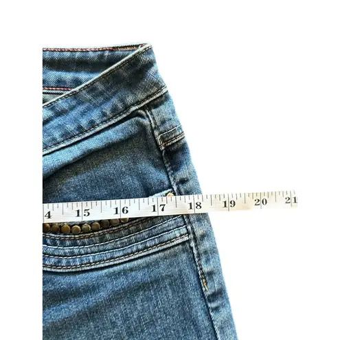 Von Dutch Original Studded Trupunto Women Blue Jeans