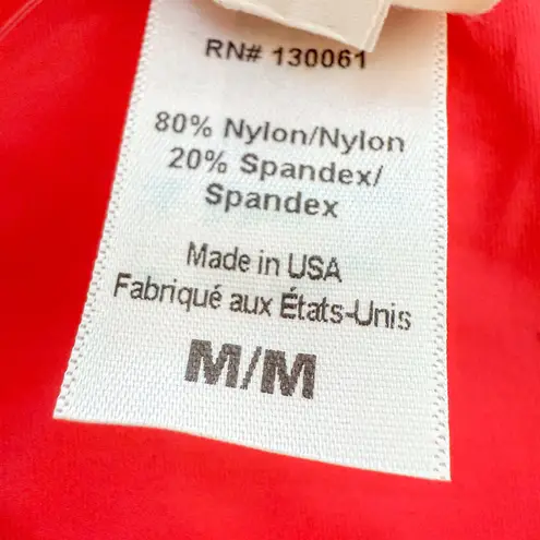 L Space Bikini Bottom Womens Medium Pink Cabana Barbiecore Swimwear Beach Retro