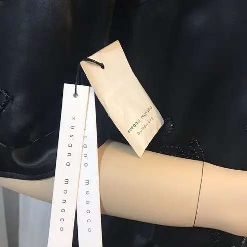 Susana Monaco EXQUISITE SILK COCKTAIL DRESS SZ 2 100% SILK - 100% Poly Lining