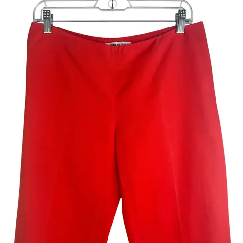 Emilio Pucci Firenze Made in Italy Orange Red Straight Leg Pants EU 40 US 6-8