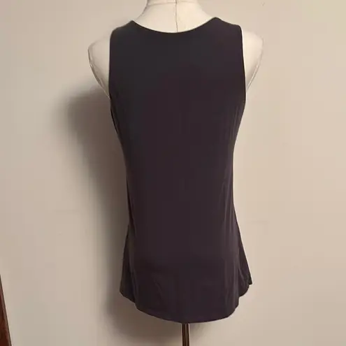 Gilligan & O'Malley brown Fitted Wrap Tank Top Size M