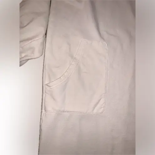 Peter Millar Cream Long Sleeve Hoodie Sweater Dress M