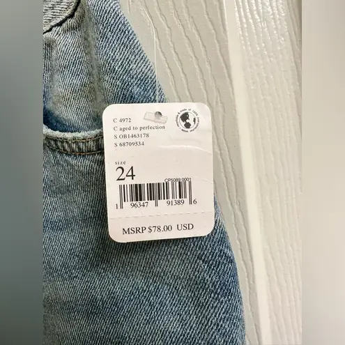 We The Free NWT Free People Maggie Mid Rise Straight Leg Jeans