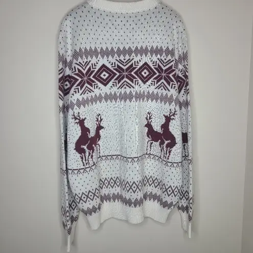 Tipsy Elves Tipsy Elves Christmas Sweater Ugly Sweater Reindeer Size Large Unisex