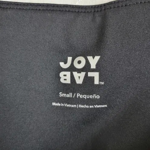 Joy Lab Womens Leggings Size Small Black Graphic Skinny Sportswear Pull-On
