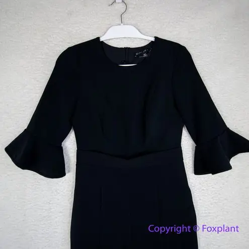 Black Halo New! Women's Brooklyn Jumpsuit black flare sleeve, size 2