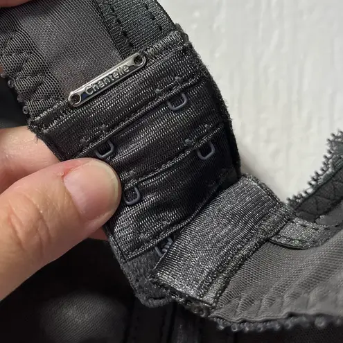 Chantelle 3281 Rive Gauche Lace Full Coverage Unlined Bra gray size 38D