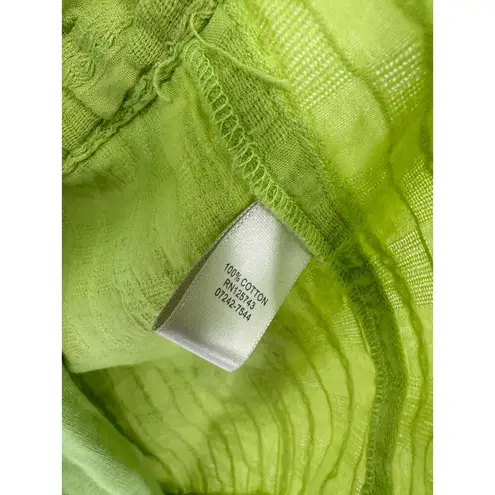 cj banks Green Tank Top Long Sleeve Collared Cardigan Set Women's Plus Size 1X