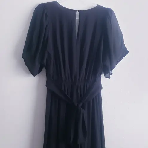 Baltic Born Katherine Maxi Dress Ruffle V-Neckline Ruffle New Without Tags
