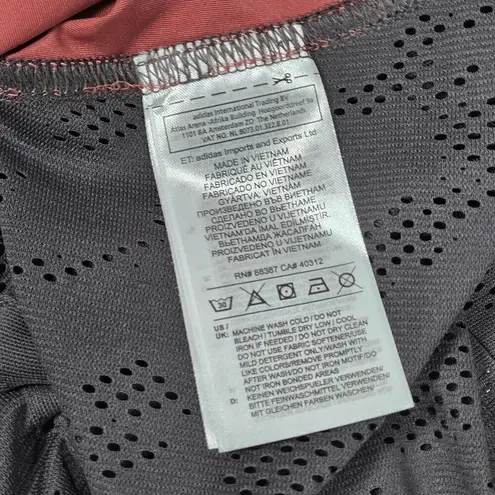 Adidas X Stella McCartney Run Loose Racerback Tank In Clay Red Utility Black 2XS Size XXS