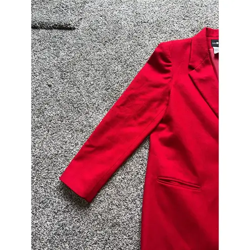 Sag Harbor ‎ Red Wool Blazer size 12 - Image 4