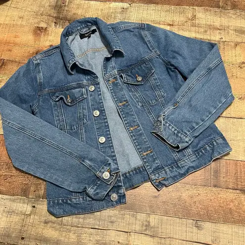 Hudson | Classic Women's Medium Wash Denim Trucker Jean Jacket Sz S/M