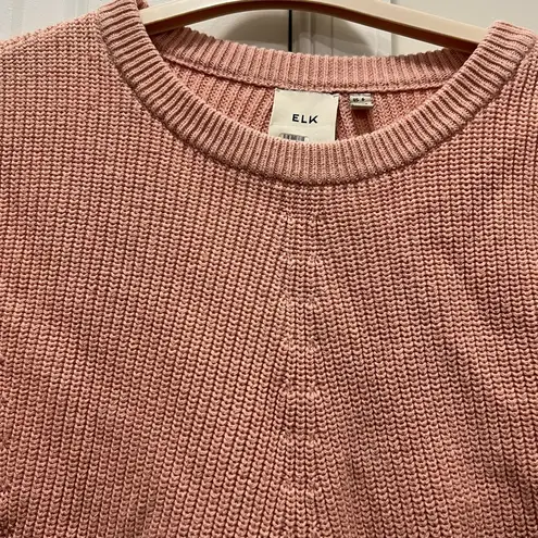 ELK Pink Rand Knit Sweater Size 6 US $223