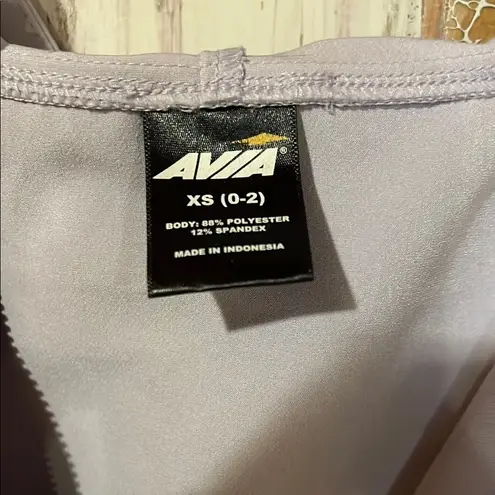 Avia Avía Colorblock Half-Zip Hoodie in Purple, Gray, White