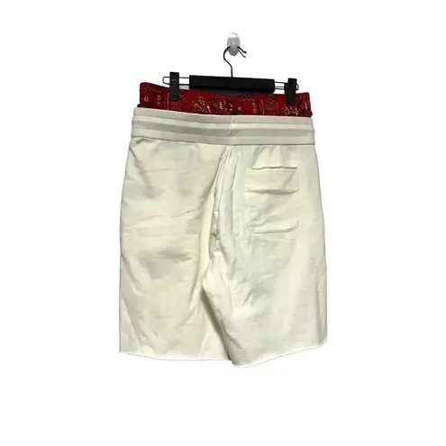 Le Superbe Hanging Out Boxer Sweat Shorts White Size M