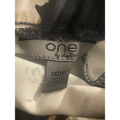 One by Chapter Pants Women's Size XS Floral Belt Office Work Wear Grandmacore