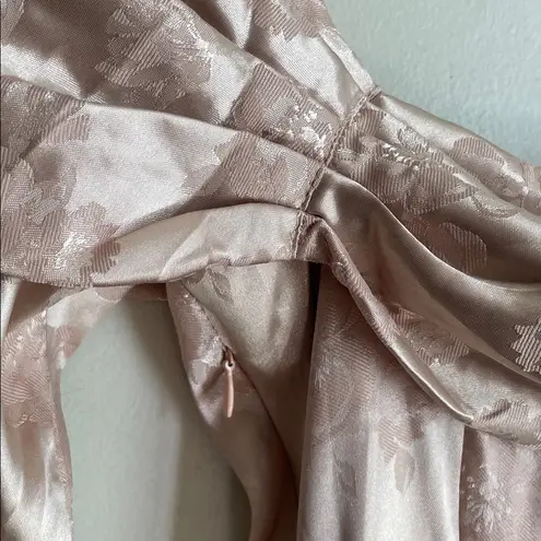 Lulus Truly Yours Blush Satin Jacquard Off