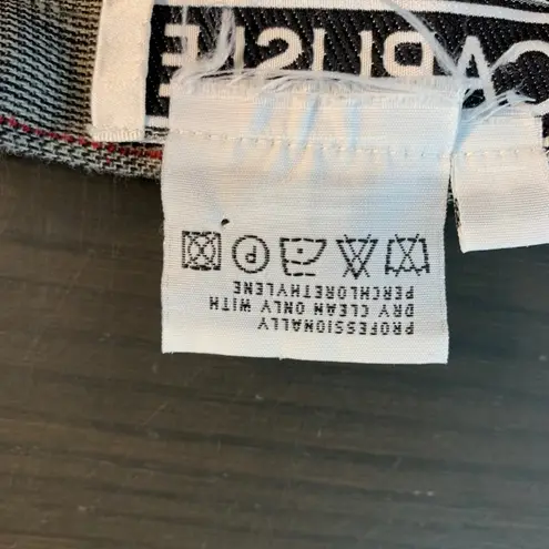 Carlisle VTG Plaid Wool Blend Retro Trouser 8 Gray Red Classic Career Pants READ - Image 4