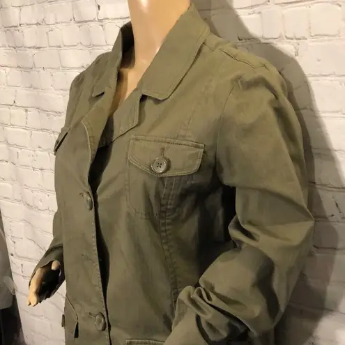 Lady Hathaway Military Look Khaki Blazer XL