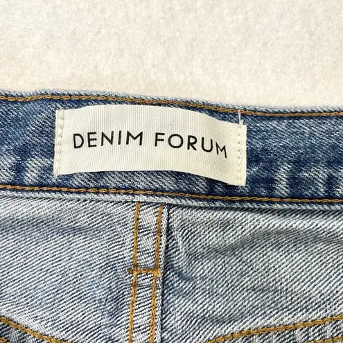 Aritzia  Denim Forum Ex Boyfriend Cut-Off Denim Jean Distressed Shorts size 25