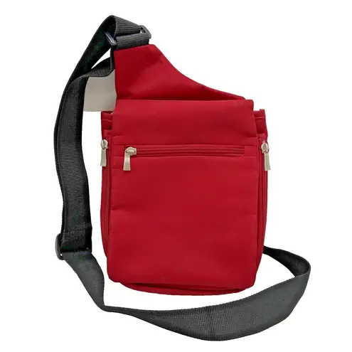 Travelon Crossbody Bag Red Travel Sling bag adjustable strap