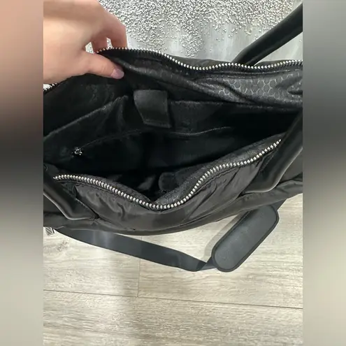 iPack Puffy Fashion Tote Luggage Bag Travel Adjustable Black