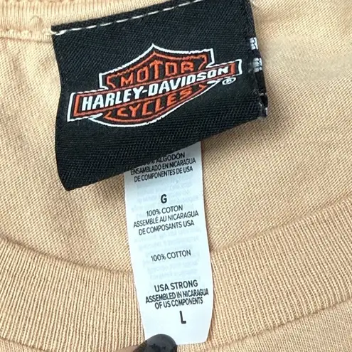 Harley Davidson 1903 Vintage Motorcycle Graphic Tee Retro Logo Evansville IN Size M