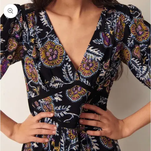 Ba&sh Paris floral midi dress