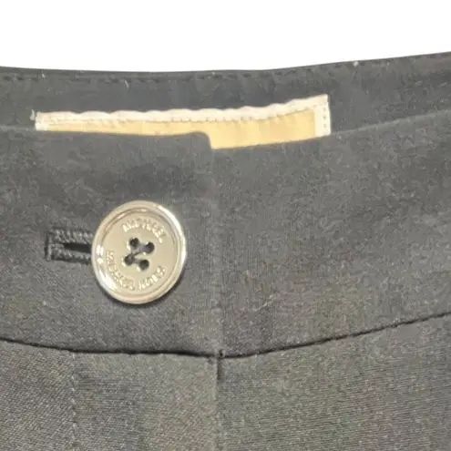 Michael Kors Black Pleated Front Pants Size 10 Casual Slacks Career Business