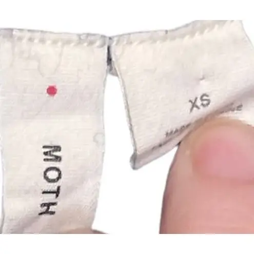 Moth Anthropologie Women Vest Sweater Tank Top Layered Keyhole Knit Blue XS