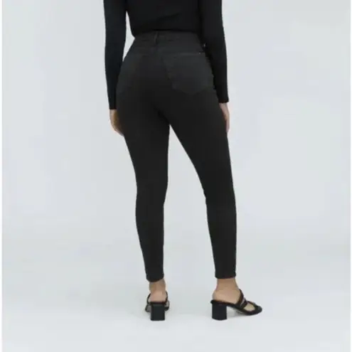 Everlane  The Curvy High Rise Skinny Jean Black Size 28 Crop