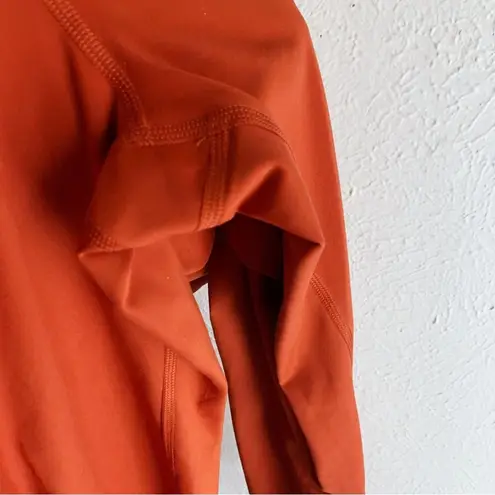 Girlfriend Collective Compressive High-Rise Full Legging Sedona Orange Sz Med