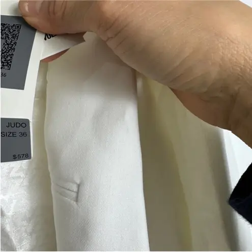 Zadig & Voltaire off-white "Art is Truth" rhinestone embellished blazer NEW