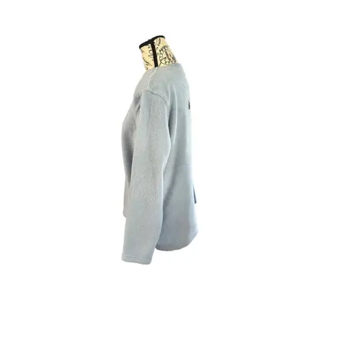 Cathy Daniels Cats Winter “” Blue Fleece Sweater – Size S