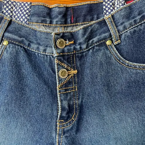 LawMan Vintage Western Denim Button & Stitch Rodeo Star Accented Jeans Sz 32