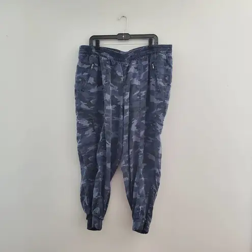 Lane Bryant  Blue Fatigue Jogger Pant Set 18/20