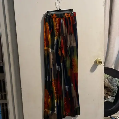 Abstract Multicolor Red Size M