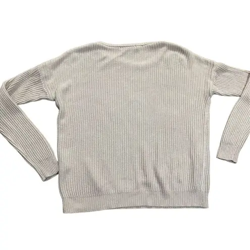 Brandy Melville  light brown knit sweater one size
